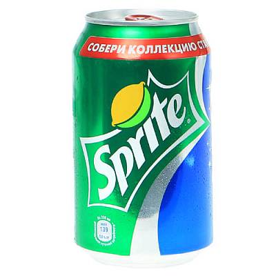 Напиток газированный Sprite 0,33 л жб (Спрайт)