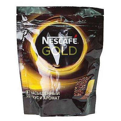 Кофе Nescafe Gold растворимый м/у 75г (Нескафе)