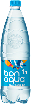 Вода "Bona Aqua" питьевая негазированная 1.0л