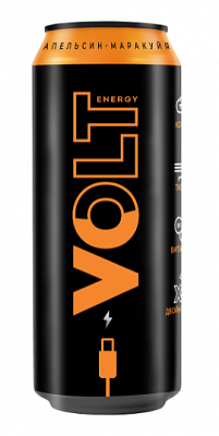 Энергетический напиток Volt  апельсин маракуйя ж/б 0,45л