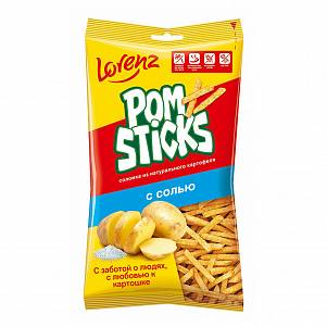 Чипсы Лоренц Pomsticks картофельные соломкой с солью 100гр