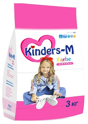 Порошок Kinders-M Farbe универсальный , 3кг