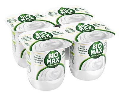 Био-йогурт Bio-Max вязкий классический 2,7% 125гр