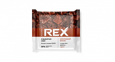 Хлебцы Rex sport протеиновые Crispy Шоколадный брауни 55гр