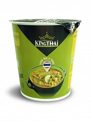 Крем-суп KINGTHAI KITCHEN со вкусом зеленого карри стакан б/п 35гр