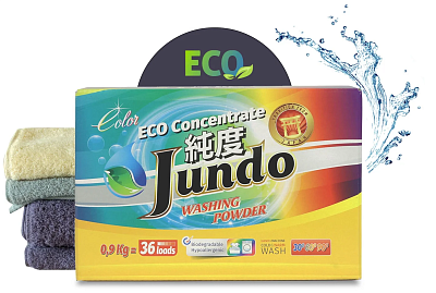 Порошок Jundo Color для стирки цветного белья эко концентрат (36 стирок) 900 г
