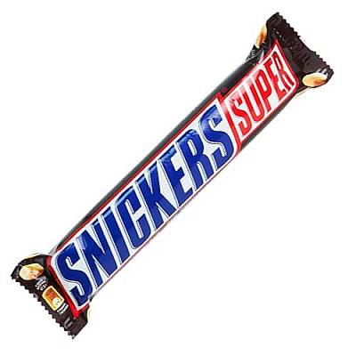 Шоколад Сникерс супер 80-95гр