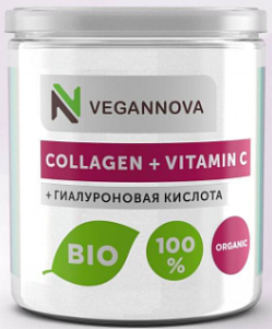 Коллаген + Витамин С Vegannova пл. банка 150гр