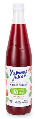Нектар Yummy Juice Клюквенный без сахара 500мл