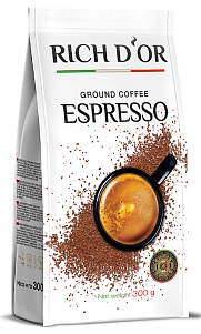 Кофе RICH D`OR молотый эспрессо 300гр
