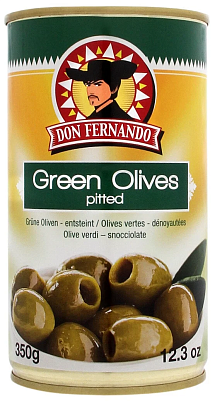 Оливки Don Fernando зеленые б/к ж/б 350гр