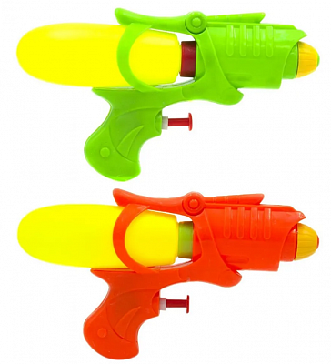 Игрушка Водяной пистолет 18 см в пакете 2цв