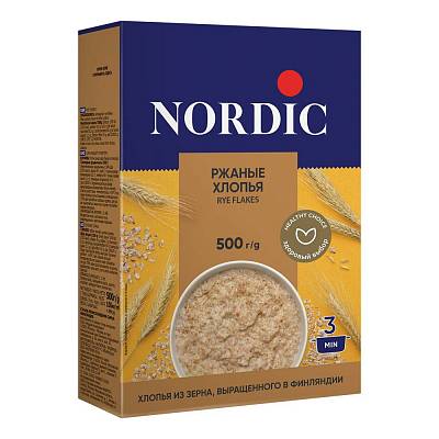 Хлопья Nordic ржаные 500г