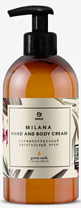 Крем для рук и тела GRASS "Milana Hand and Body Cream" парфюмированный питательный с маслом лаванды 300мл