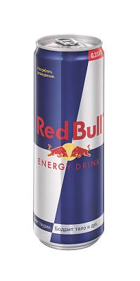 Энергетический напиток Red Bull б/а ж/б 0,355л (Ред булл)