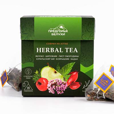 Чай "Предгорья Белухи" Herbal Tea пирамидки 1,5грх18шт