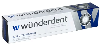 Зубная паста Wunderdent для отбеливания 100гр