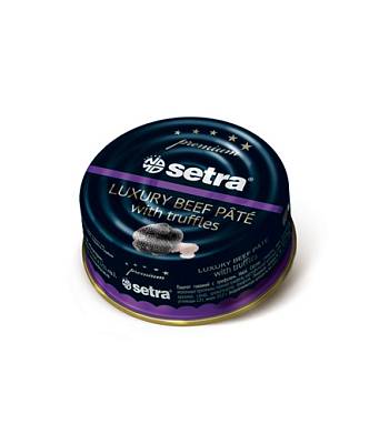 Паштет Setra Premium говяжий с трюфелем ж/б ключ 100г