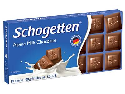 Шоколад Schogetten Alpine Milk молочный 100гр