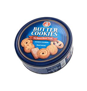 Печенье Butter Cookies сливочное с кус. шоколада 454гр ж/б х12/18мес