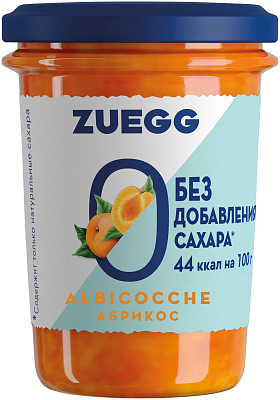 Конфитюр Zuegg Zero Абрикос без сахара ст/б  220гр