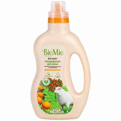 Кондиционер для белья  BioMio Bio-soft с эфирным маслом мандарина 1л
