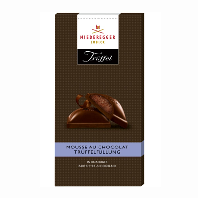 Шоколадная плитка "Нидереггер" Шоколадный мусс 100грх10