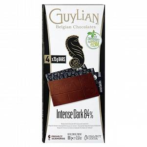 Шоколад GUYLIAN INTENSE DARK горький 84% без сахара со стевией 100гр