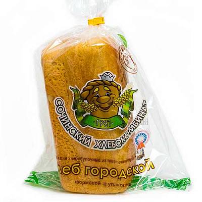 Хлеб Сочинский ХК Городской 1 сорт 0,5кг