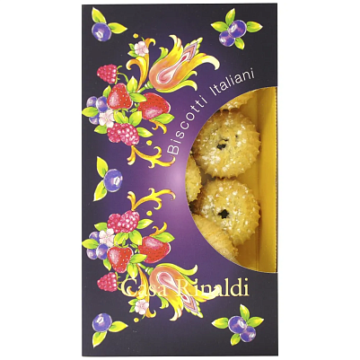 Печенье CASA RINALDI Гочче с джемом из лесных ягод картон 200гр