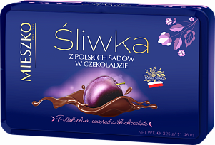 Набор конфет Mieszko Plum in chocolate 325г
