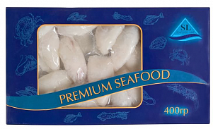 Кальмары Seafood Line молодые с щупальцами 41/60 400гр