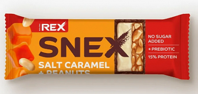 Батончик Rex sport многослойный протеиновый Snex Соленая карамель в какао-глазури