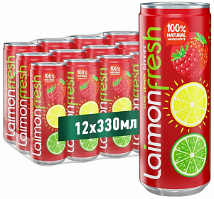 Напиток Laimon Fresh среднегазированный Ягоды ж/б 0.33л