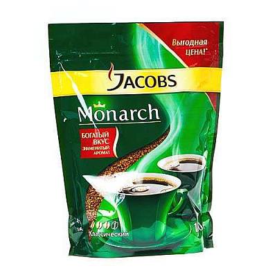 Кофе Jacobs Monarch растворимый м/у 150г  (Якобс)