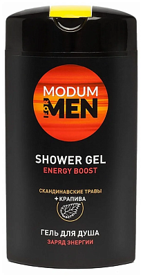 Гель для душа Modum For Men заряд энергии 250 гр