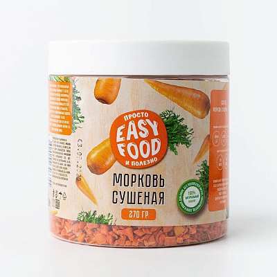 Морковь сушеная Easy food 270г