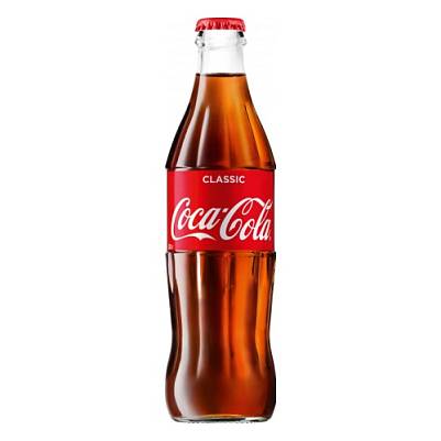 Напиток сильногазированный Кока-кола с/б 0,33л, Грузия