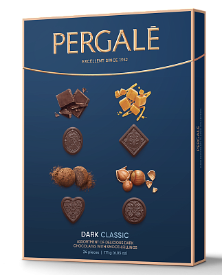 Набор конфет Pergale из темного шоколада171г