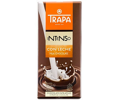 Шоколад молочный ТРАПА "Интенсо" ,175гр