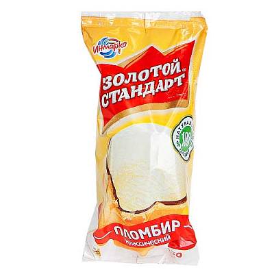 Мороженое Инмарко Золотой Стандарт Стаканчик Пломбир 86г