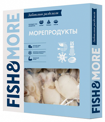 Каракатица Fish & More н/р с/м очищенная (60-80шт/кг) 0,3кг