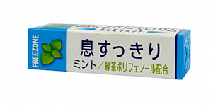 Жевательная резинка Lotte FreeZone мятная 9 пластин 25гр