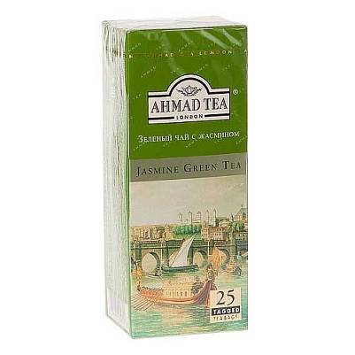 Чай Ahmad Tea Зеленый с жасмином 25пакх2гр (Ахмад)