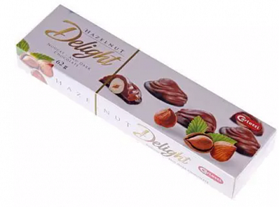 Конфеты Carletti Polska Hazelnut Delight в темном и молочном шоколаде с фундуком 80гр