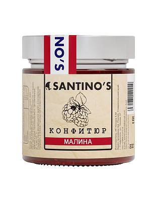 Конфитюр Santino's малиновый ст/б, 200 гр.