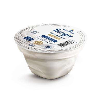 Йогурт "Ключевское" классический 3,5% плас.стакан 160гр БЕЗ ЗЖМ