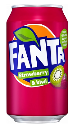 Напиток Fanta Strawberry-Kiwi ж/б 0.33 л