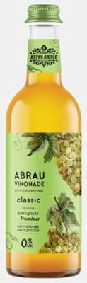 Напиток "Абрау-Дюрсо" Винонад безалкогольный сильногазированный со вкусом Траминер ст/б 0,375л
