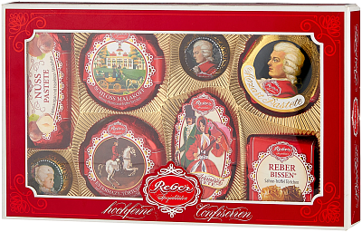 Шоколадный набор Моцарт с окном 285грх6